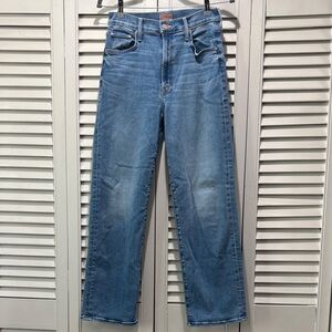 MOTHER Women's Straight Leg Jeans - Blue